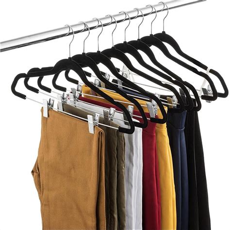 skirt hangers velvet|clip hangers for pants skirts.